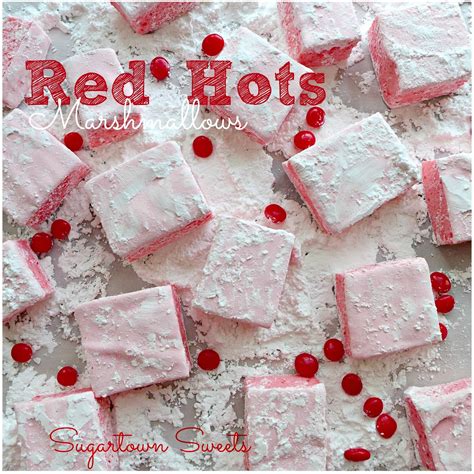 How much fat is in red hot cinnamon marshmallows - calories, carbs, nutrition