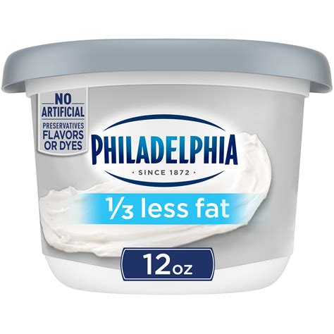 How much fat is in reduced fat cream cheese - calories, carbs, nutrition