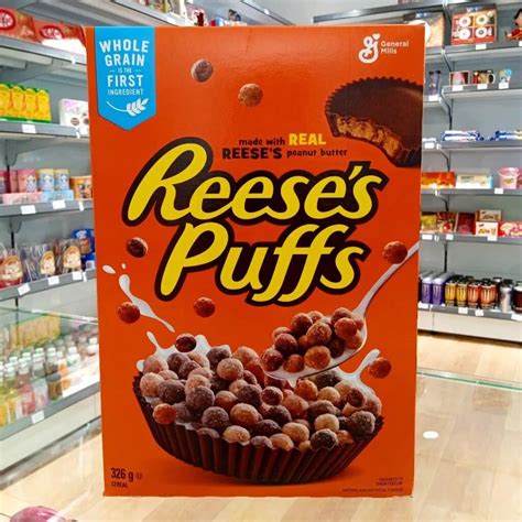 How much fat is in reese's puffs - calories, carbs, nutrition