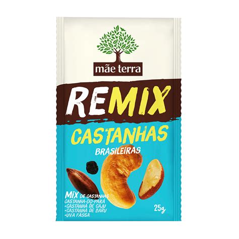How much fat is in remix castanhas - calories, carbs, nutrition