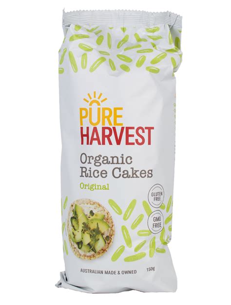 How much fat is in rice cakes organic original - calories, carbs, nutrition
