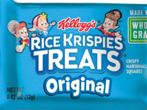 How much fat is in rice krispy bites - calories, carbs, nutrition