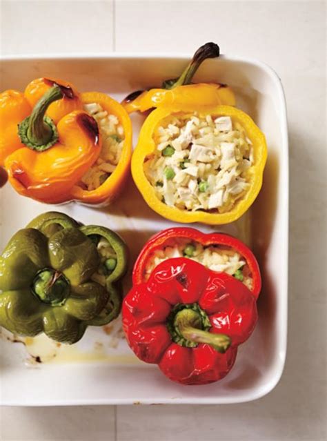 How much fat is in risotto stuffed bell peppers - calories, carbs, nutrition