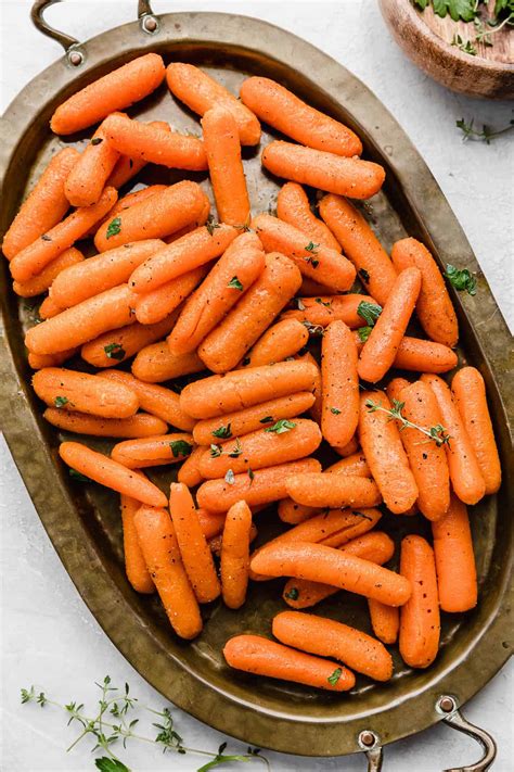 How much fat is in roasted baby carrots - calories, carbs, nutrition