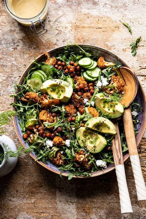 How much fat is in roasted cauliflower salad with orange vinaigrette - calories, carbs, nutrition