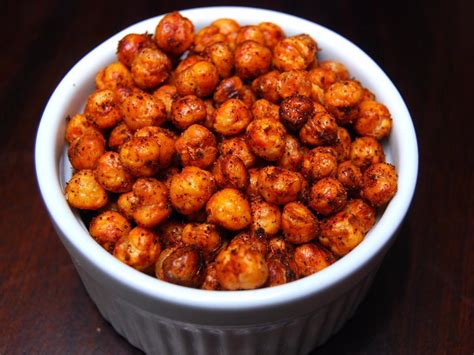 How much fat is in roasted chickpeas - spicy curry - calories, carbs, nutrition