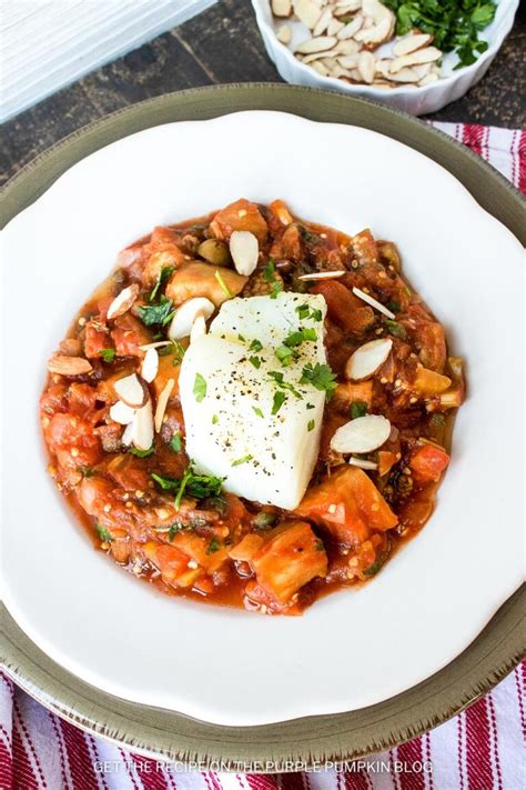 How much fat is in roasted cod caponata - calories, carbs, nutrition