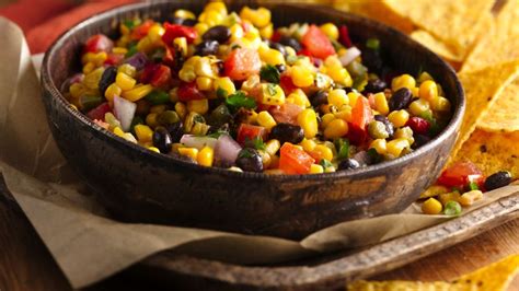 How much fat is in roasted corn, pepper and black bean salsa - calories, carbs, nutrition