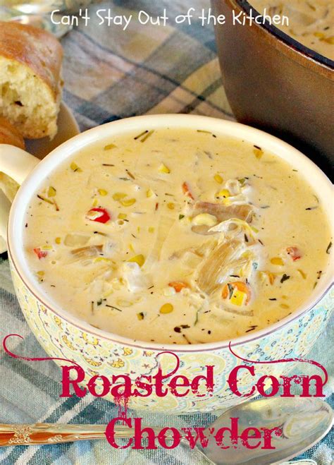 How much fat is in roasted corn chowder (21733.0) - calories, carbs, nutrition