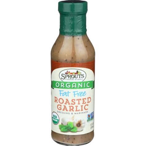 How much fat is in roasted garlic dressing (12977.0) - calories, carbs, nutrition