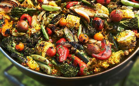 How much fat is in roasted mediterranean vegetable paella - calories, carbs, nutrition
