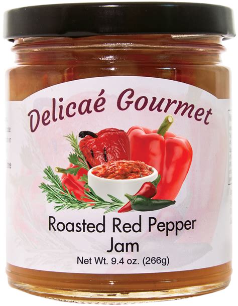 How much fat is in roasted red pepper jam - calories, carbs, nutrition