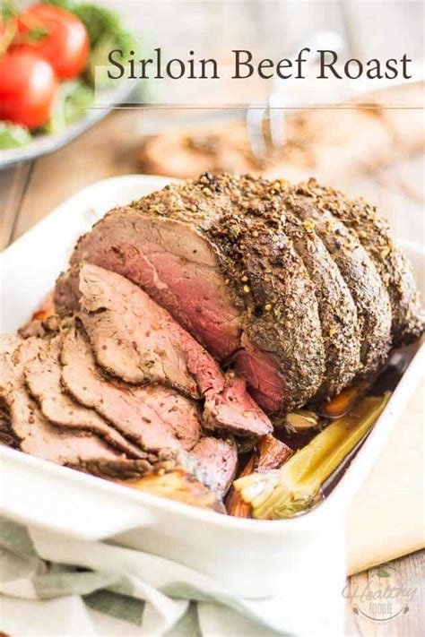 How much fat is in roasted sirloin - calories, carbs, nutrition