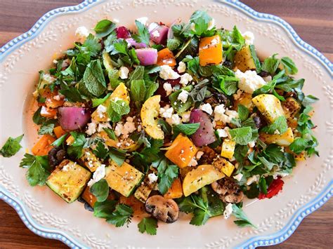 How much fat is in roasted vegetable jazz salad - calories, carbs, nutrition