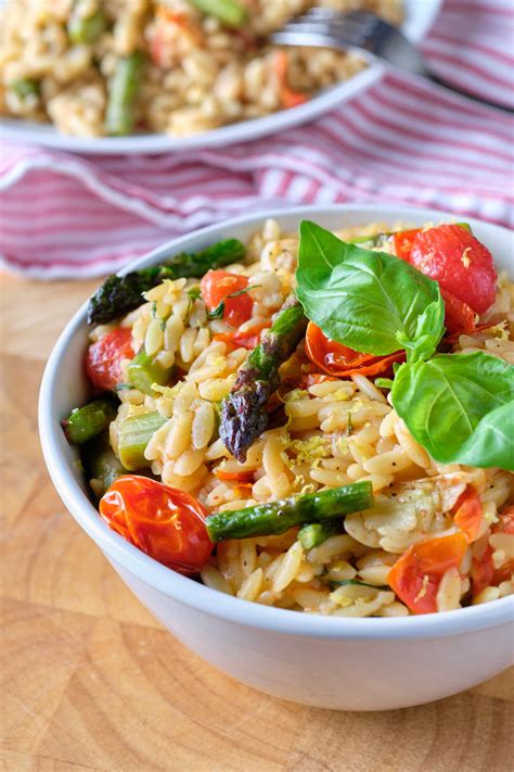 How much fat is in roasted vegetable orzo risotto - calories, carbs, nutrition