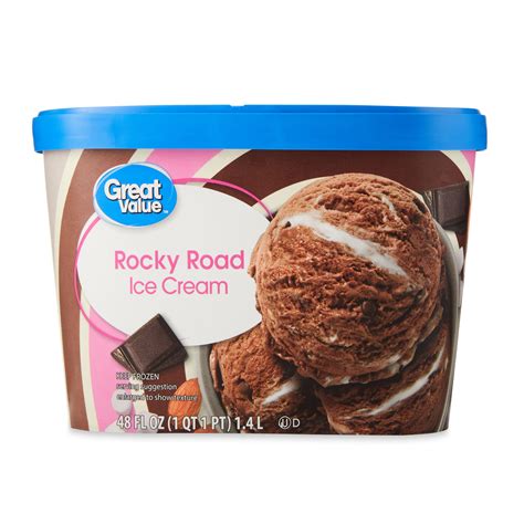 How much fat is in rocky road ice cream - calories, carbs, nutrition