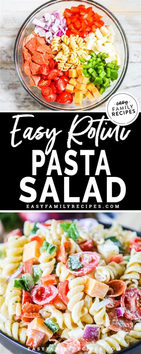 How much fat is in rotini pasta salad - calories, carbs, nutrition