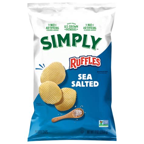 How much fat is in ruffles - calories, carbs, nutrition