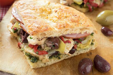 How much fat is in rustic antipasto sandwich - calories, carbs, nutrition