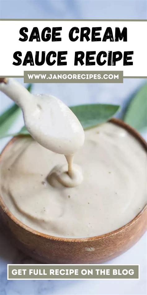 How much fat is in sage cream sauce - calories, carbs, nutrition