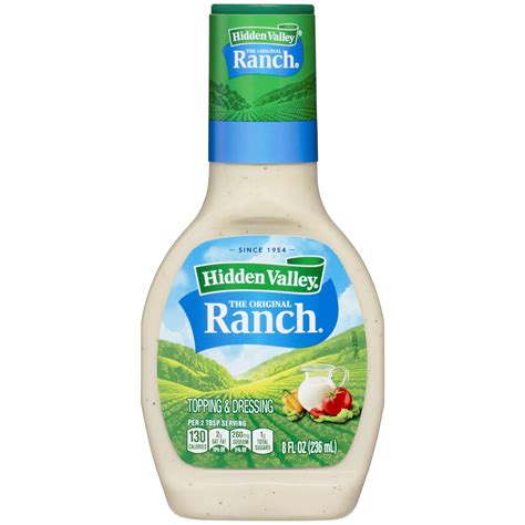 How much fat is in salad dressing - ranch dressing, regular - calories, carbs, nutrition