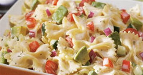 How much fat is in salad farfalle roasted vegetable 1/2 cup - calories, carbs, nutrition