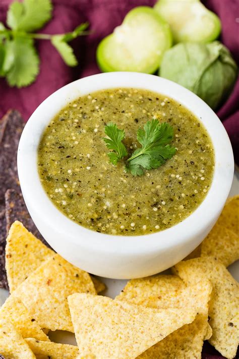 How much fat is in salsa verde 1/4 cup - calories, carbs, nutrition