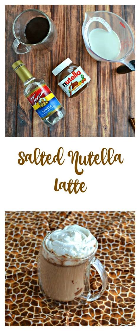 How much fat is in salted nutella latte (16 oz) - calories, carbs, nutrition