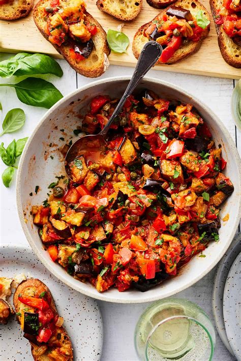 How much fat is in sand eggplant caponata & mozzarella baguette - calories, carbs, nutrition