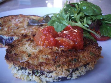 How much fat is in sand eggplant grilled milanese - calories, carbs, nutrition