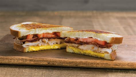 How much fat is in sandwich, turkey and bacon melt (bostwick) - calories, carbs, nutrition