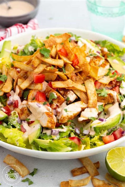 How much fat is in santa fe chicken salad - calories, carbs, nutrition