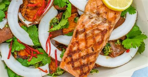 How much fat is in santa fe salmon - calories, carbs, nutrition