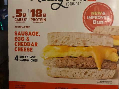 How much fat is in sausage egg and cheddar - calories, carbs, nutrition