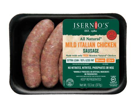 How much fat is in sausage italian mild smoked 4 oz - calories, carbs, nutrition