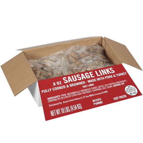 How much fat is in sausage links 2 oz raw, 2 links - calories, carbs, nutrition