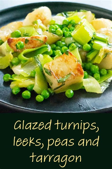 How much fat is in sauteed peas with leeks and tarragon - calories, carbs, nutrition