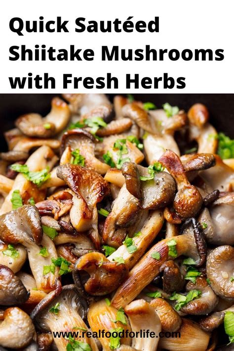 How much fat is in sauteed shiitake and oyster mushrooms - calories, carbs, nutrition