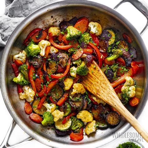 How much fat is in sauteed vegetables - calories, carbs, nutrition