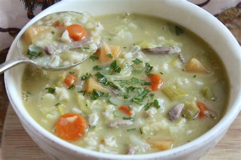 How much fat is in scotch broth stoup - calories, carbs, nutrition