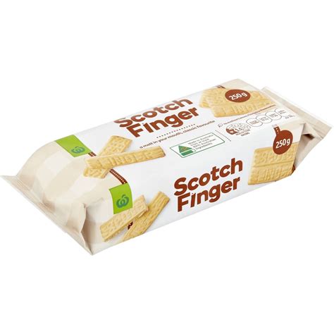 How much fat is in scotch finger - calories, carbs, nutrition