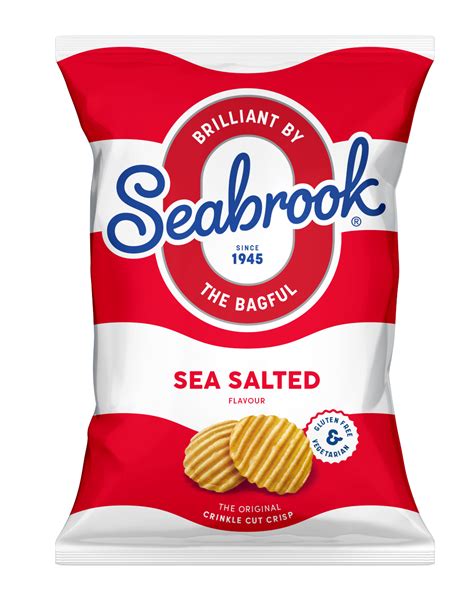 How much fat is in sea salted crisps - calories, carbs, nutrition
