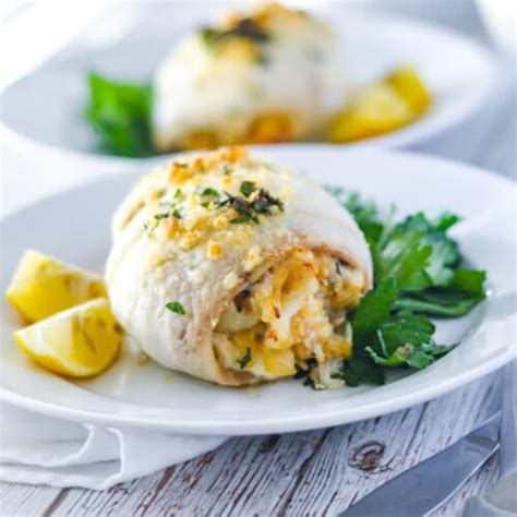 How much fat is in seafood stuffed sole-occ - calories, carbs, nutrition