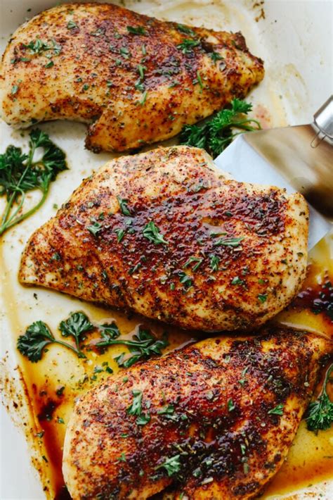 How much fat is in seasoned baked chicken - calories, carbs, nutrition