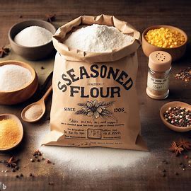 How much fat is in seasoned flour - calories, carbs, nutrition