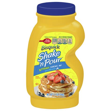 How much fat is in shake 'n pour pancakes - calories, carbs, nutrition
