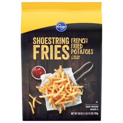 How much fat is in shoestring french fries - calories, carbs, nutrition