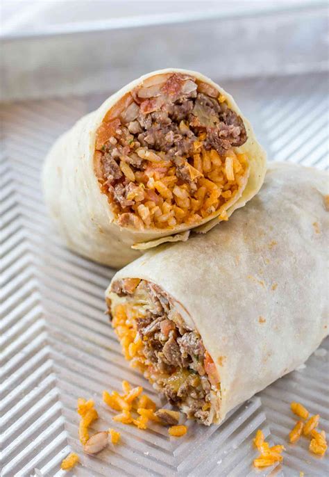 How much fat is in shredded beef burrito with refried beans, spanish rice, sour cream and salsa - calories, carbs, nutrition