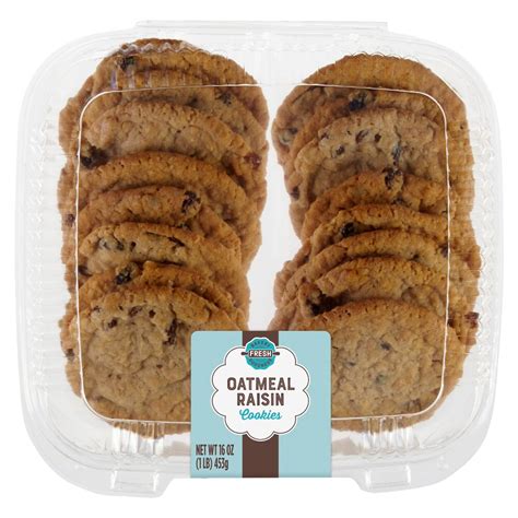 How much fat is in simply fresh oatmeal raisin cookie - calories, carbs, nutrition