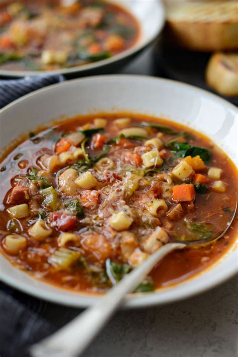 How much fat is in simplyfit minestrone soup - calories, carbs, nutrition